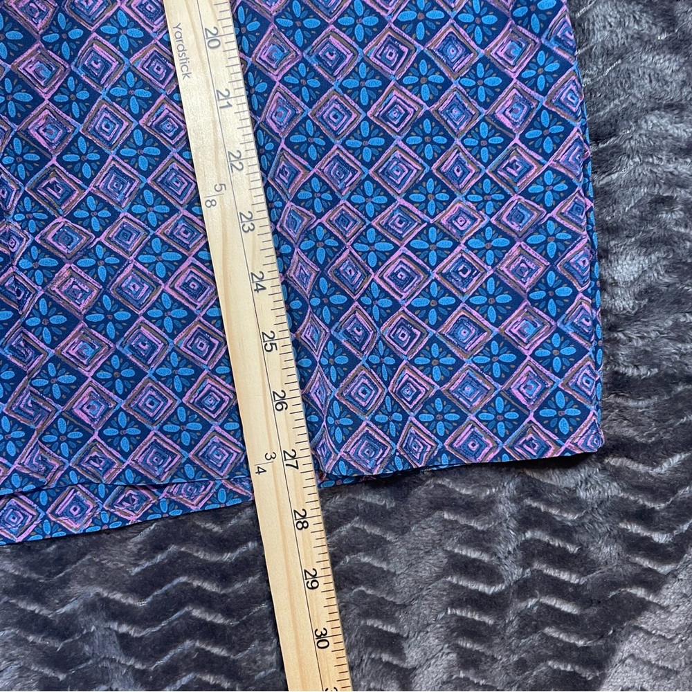 Pendleton Geometric Floral Print Lightweight Butt… - image 4